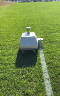 Line Painter on Grass