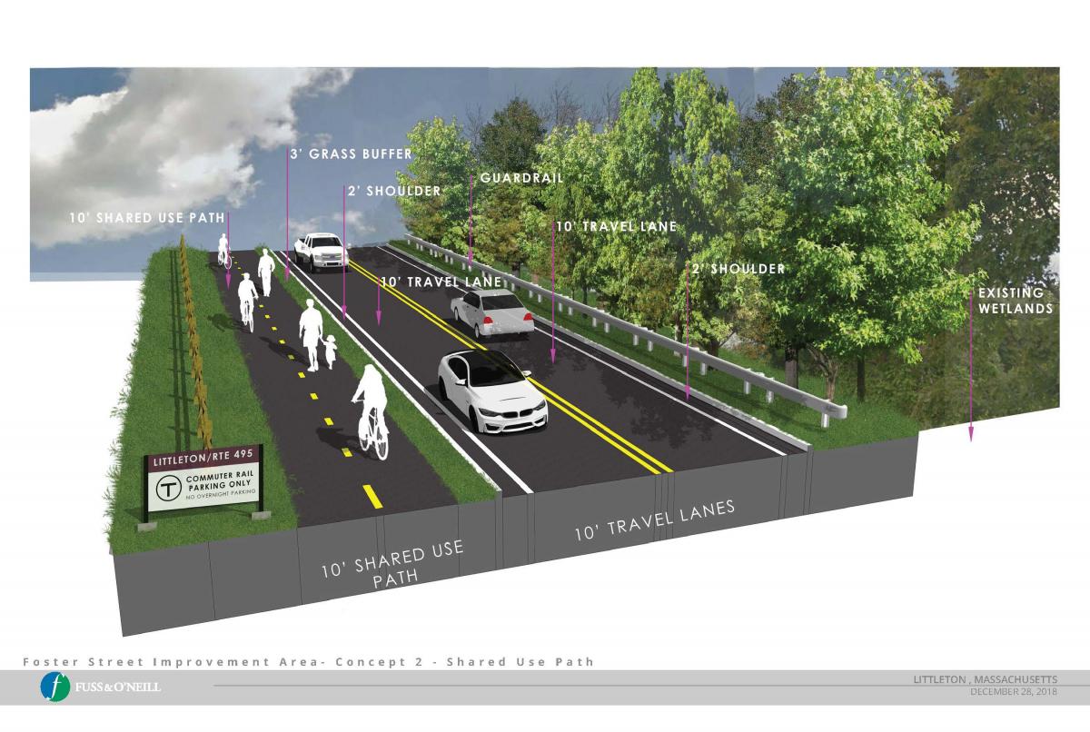 Foster Street Cross-Section
