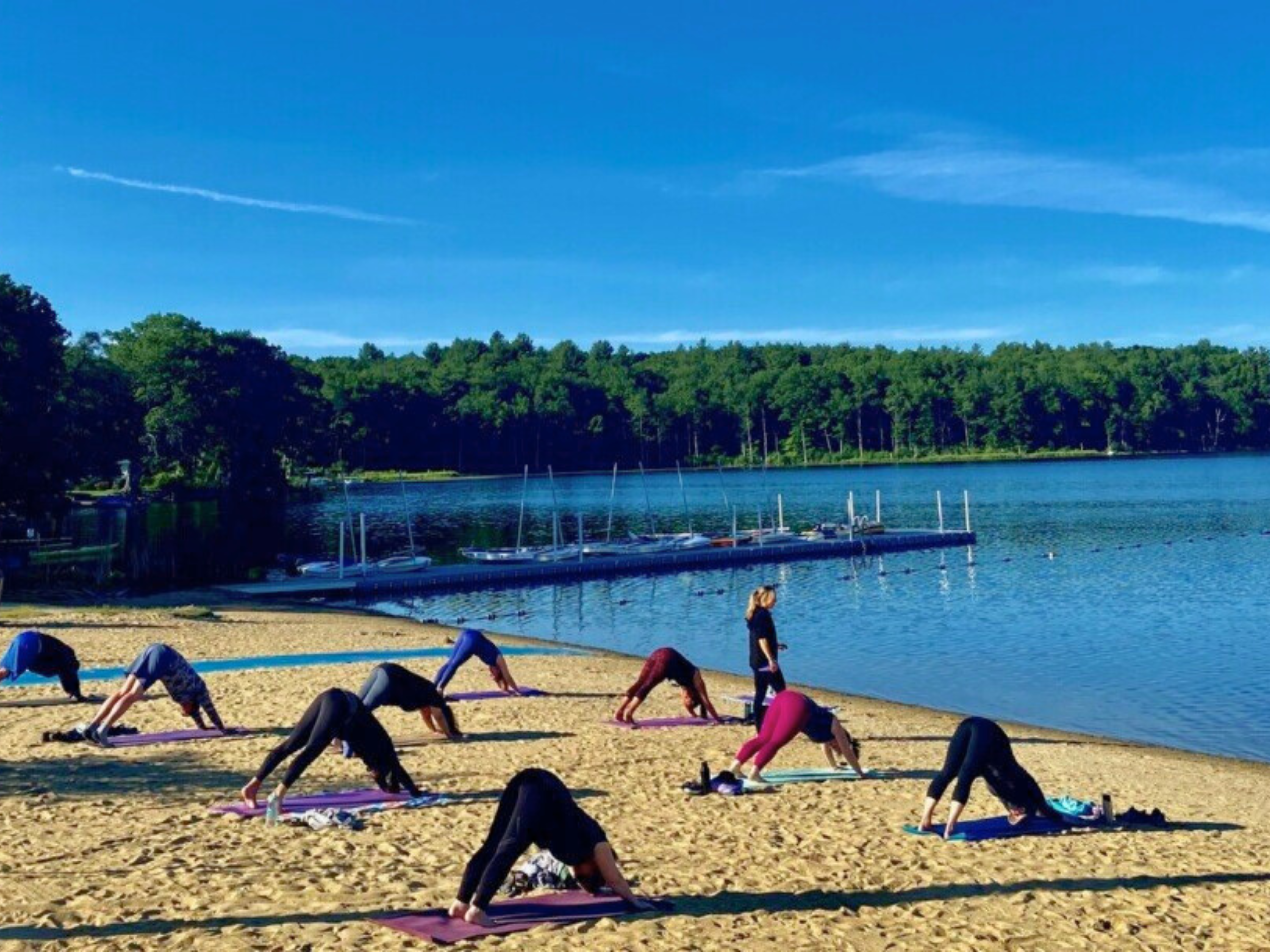 Beach Yoga Photo