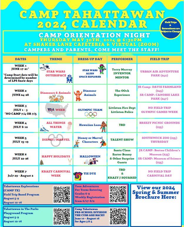 Camp Tahattawan 2024 BROCHURE
