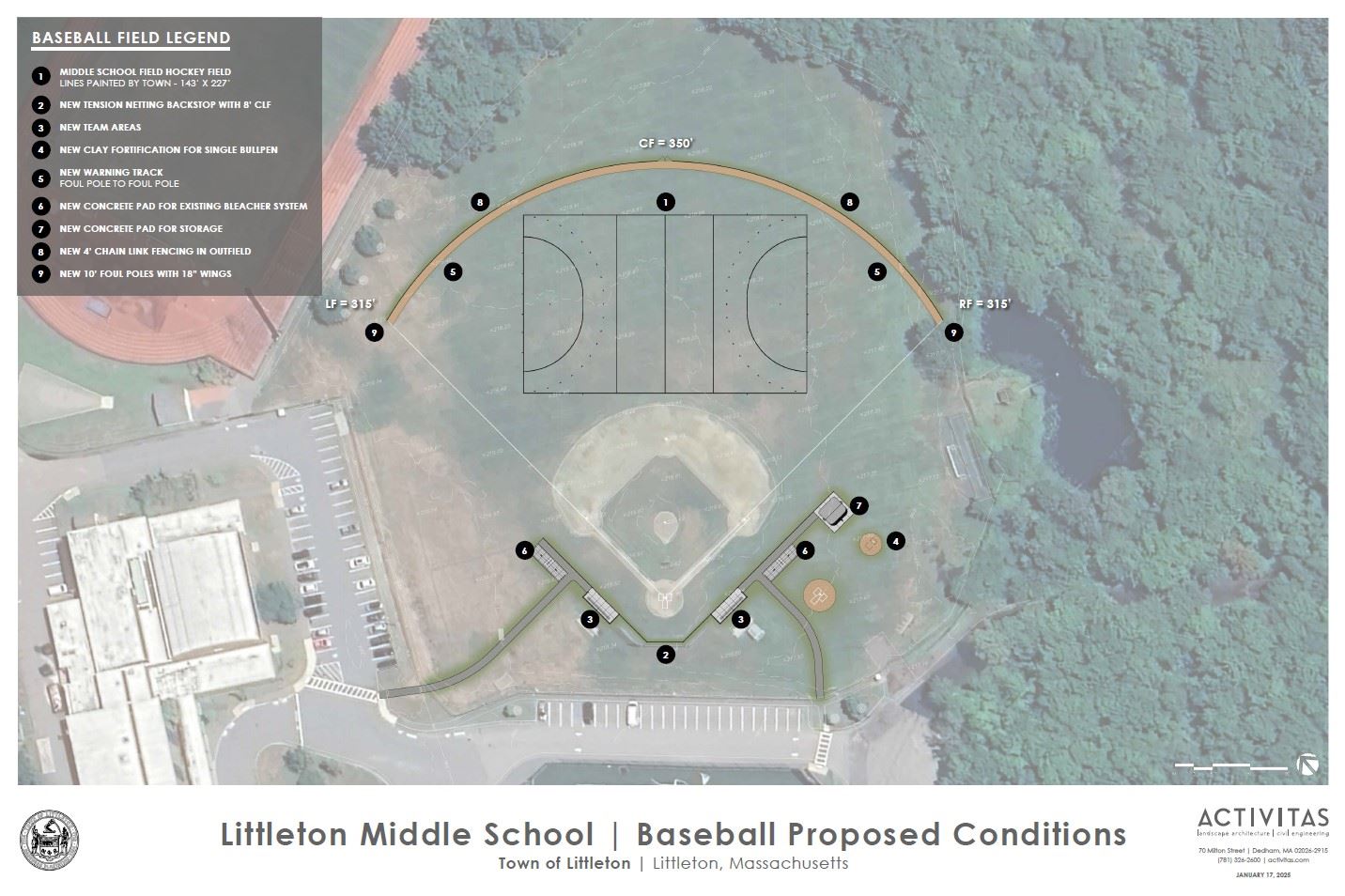 Whitcomb Baseball Renovation 01.17.2025