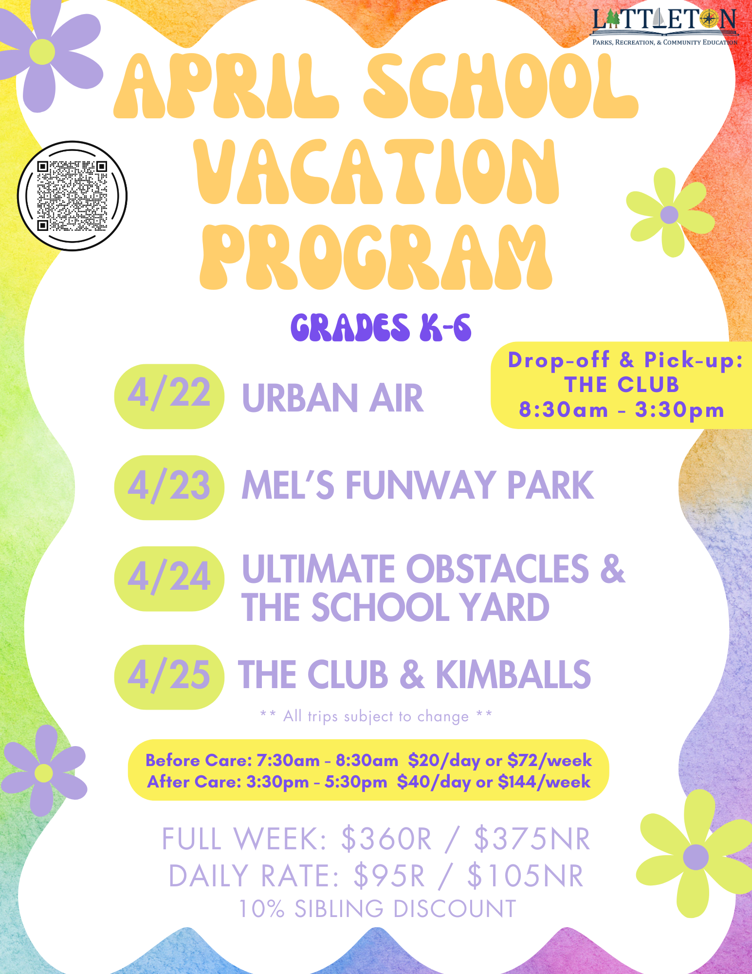 April School Vacation Program 2025