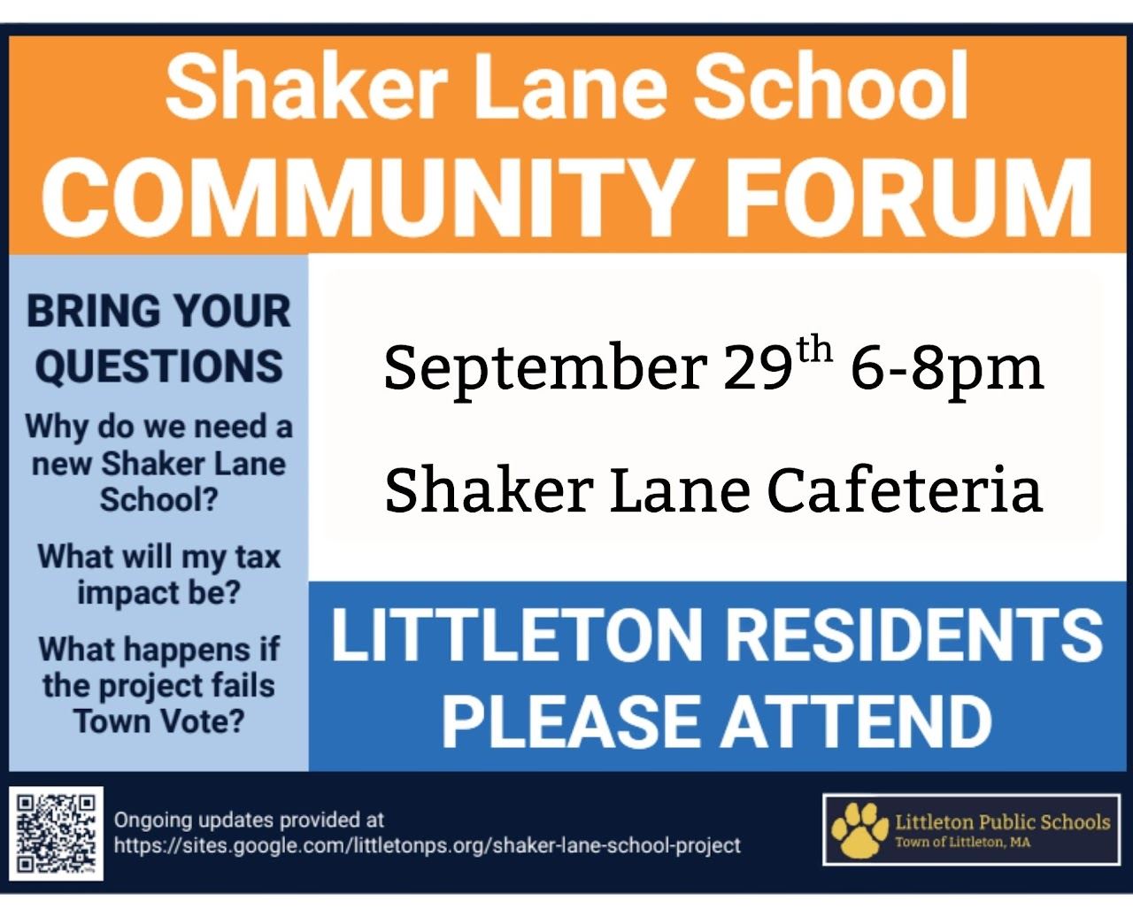 Community Forum Sept 29 2025