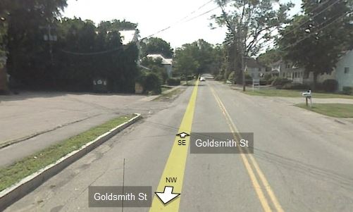 Google Map of Goldsmith Street
