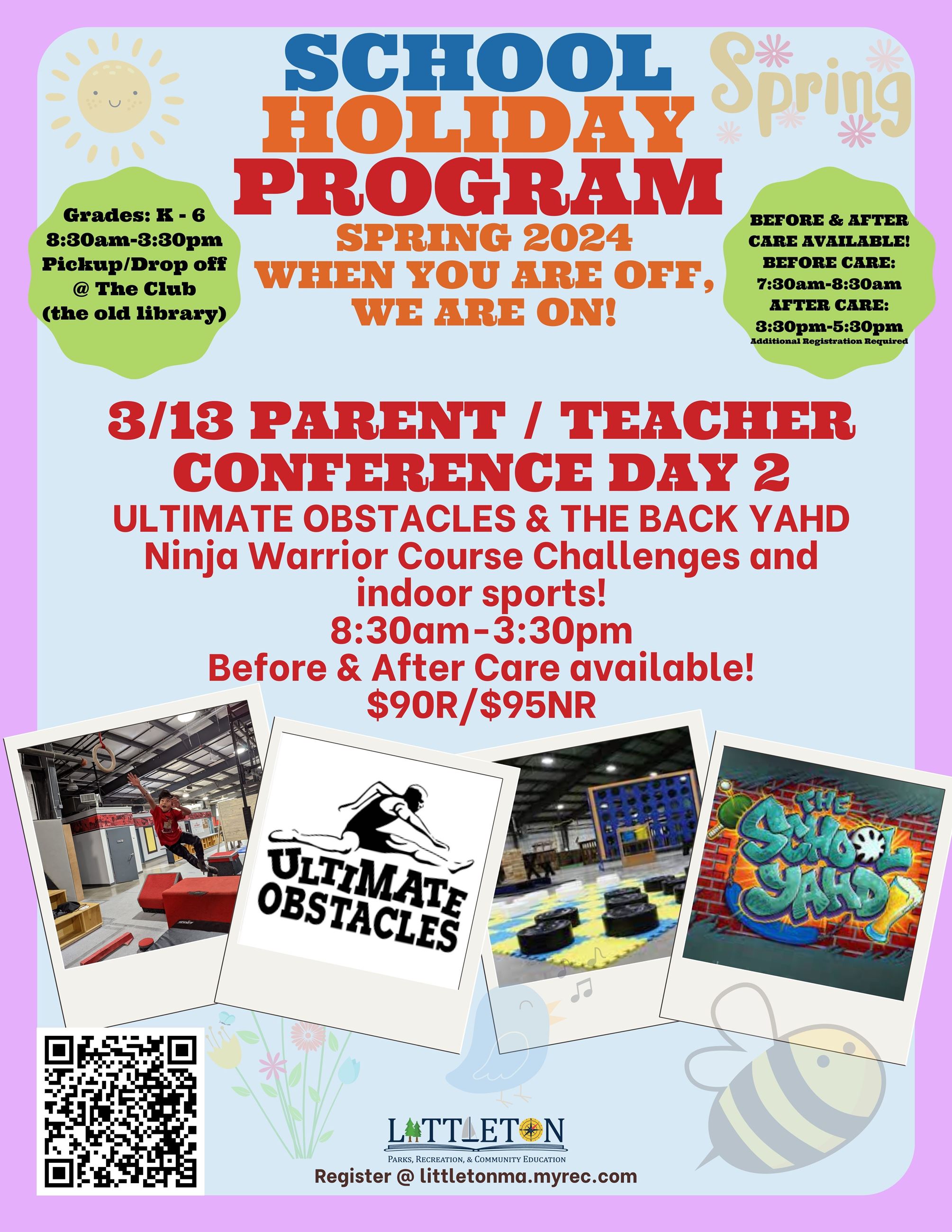 School Holiday Program Spring 2024