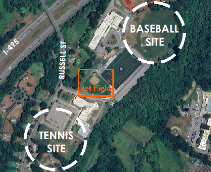 55 Russell Tennis and Baseball Improvements -Jet Field Lights - 2-20-25